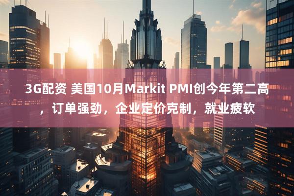 3G配资 美国10月Markit PMI创今年第二高，订单强劲，企业定价克制，就业疲软