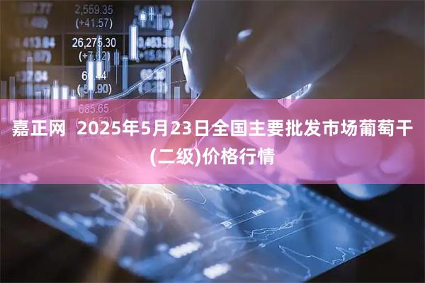 嘉正网  2025年5月23日全国主要批发市场葡萄干(二级)价格行情