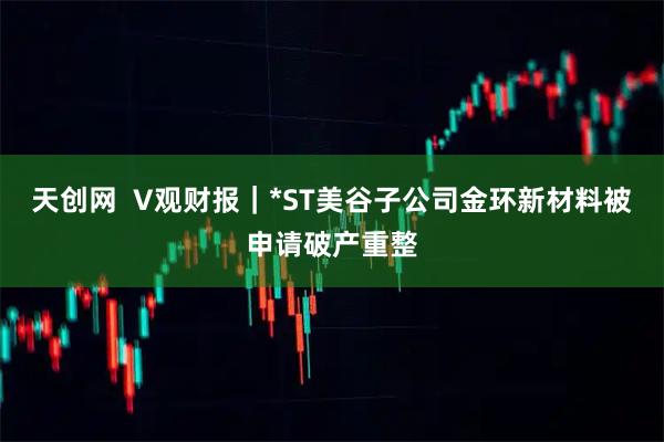天创网  V观财报｜*ST美谷子公司金环新材料被申请破产重整